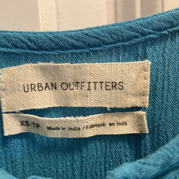 Urban Outfitters Norma Teal Button-Down Romper Size XS - Picture 5 of 8